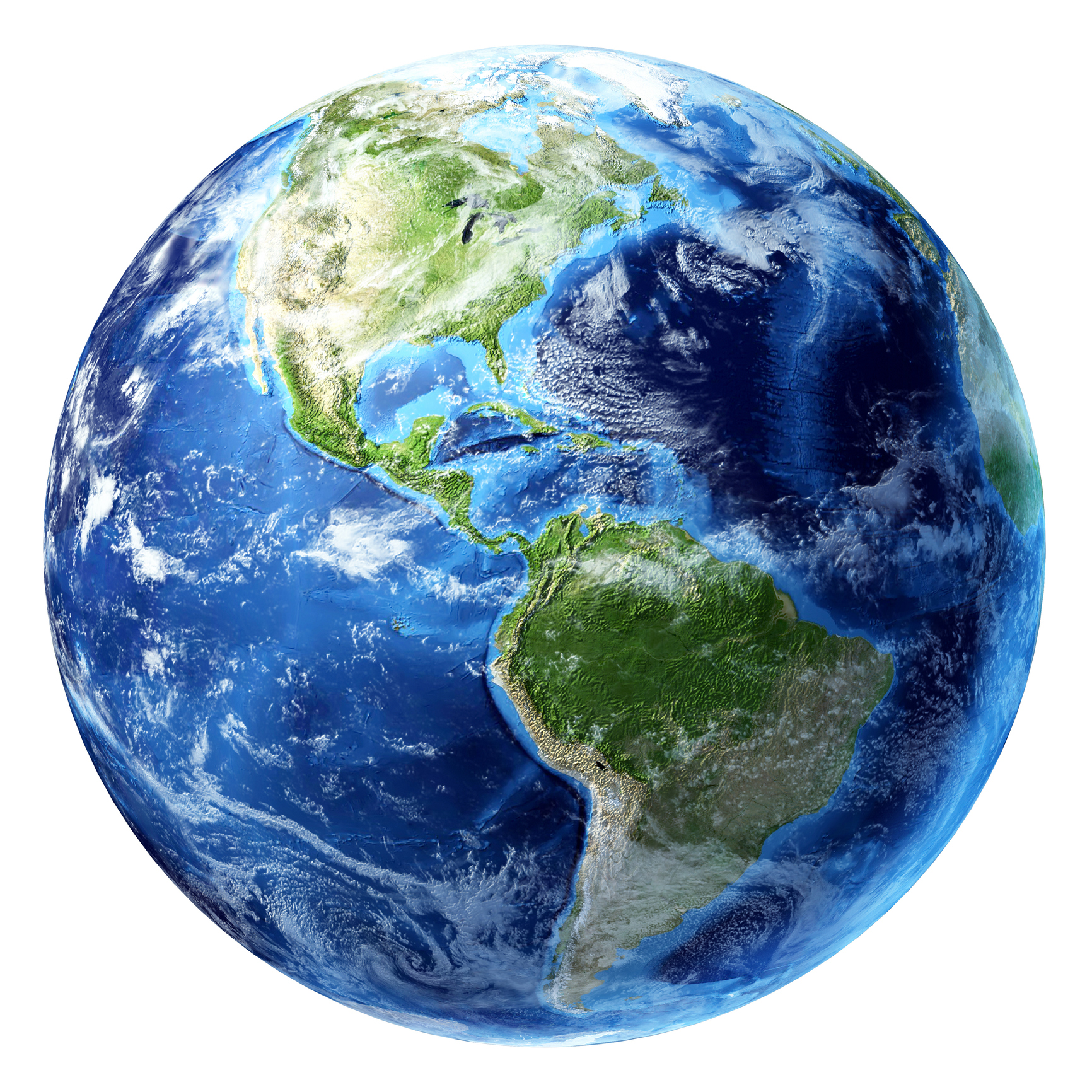 Planeta Terra visto do espaço